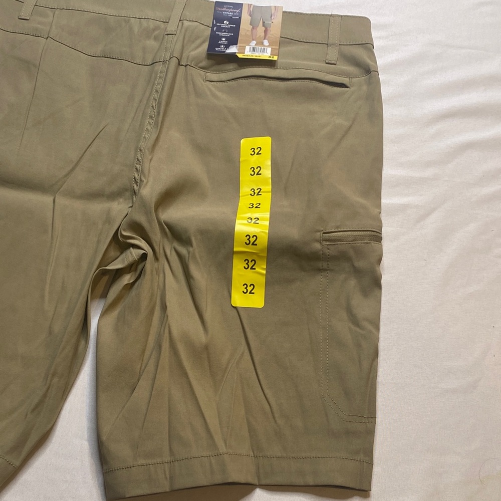 Original Weatherproof Vibtage Men's Cargo Shorts‎ in Khaki - Picture 7 of 9
